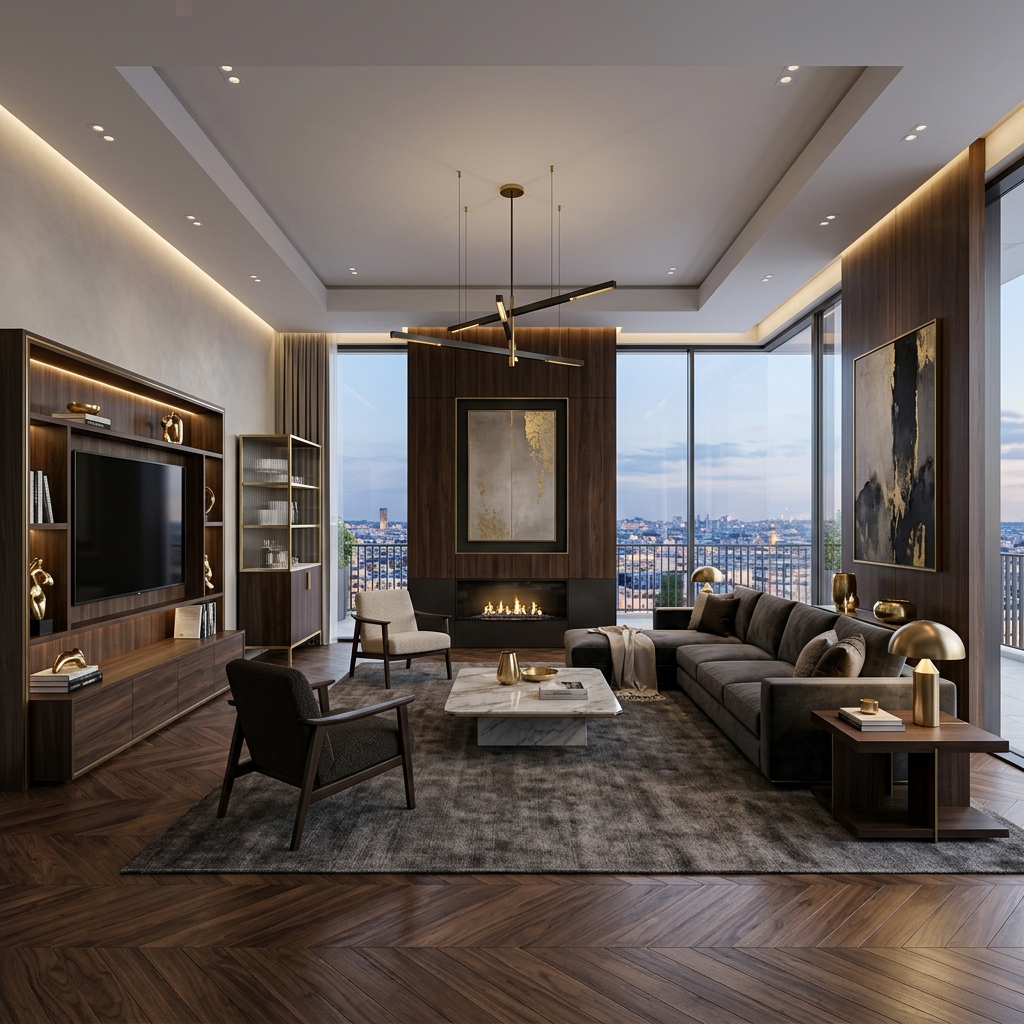 Luxury interior detail